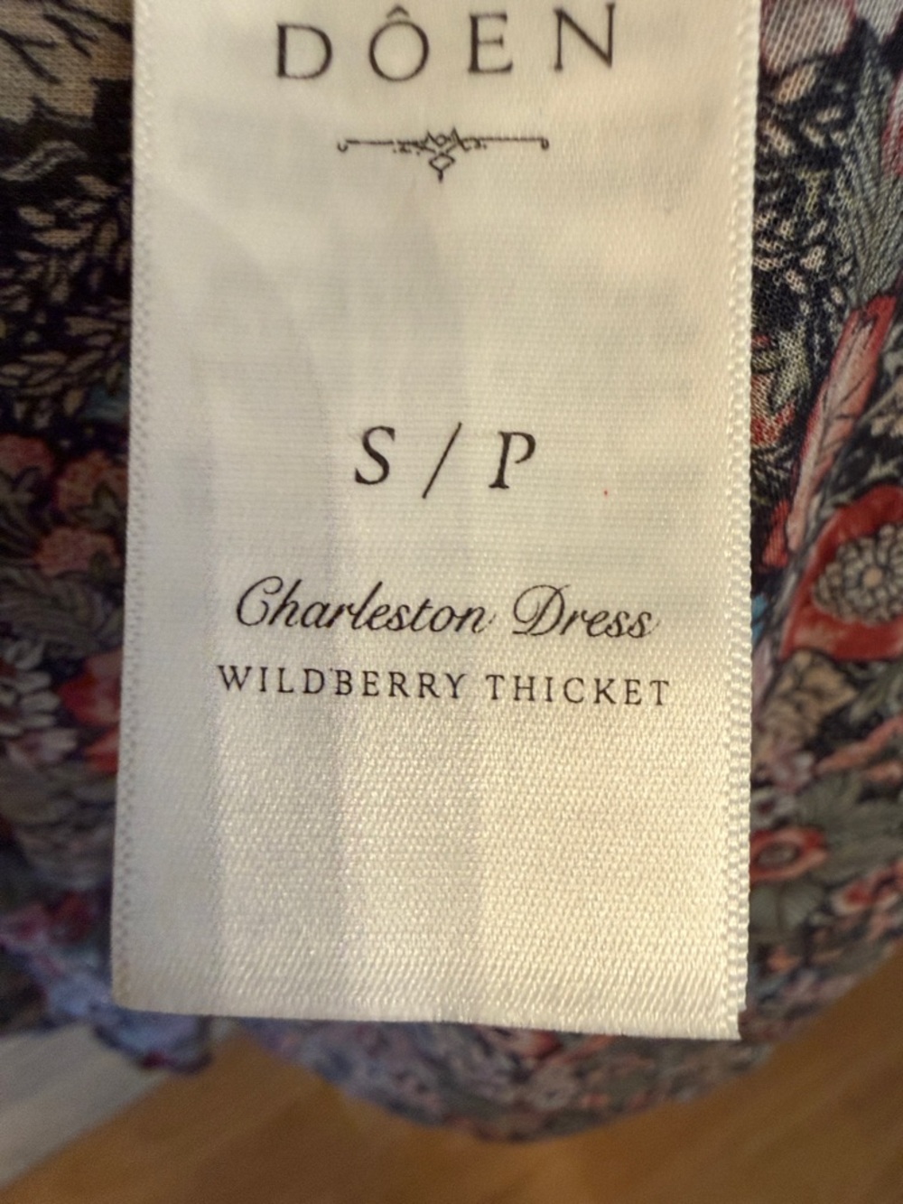 Doen Charleston Dress in Wildberry Thicket-NEW WITH TAGS - Picture 5 of 8